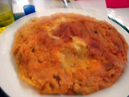 TORTILLA DE CAMARONES
