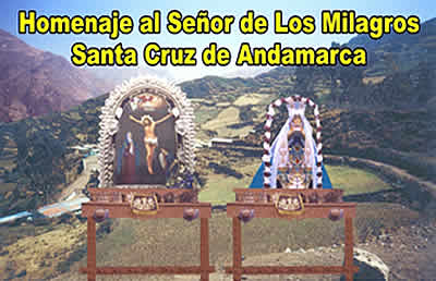 SEÑOR DE LOS MILAGROS EN EL PUEBLO DE SANTA CRUZ DE ANDAMARCA