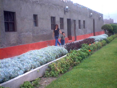 Llegando al castillo